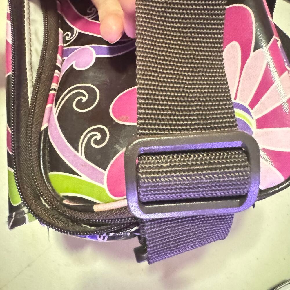 VERA BRADLEY Pink and Brown insulated tote Super Cute! - Picture 7 of 9
